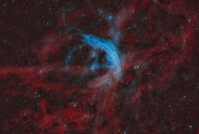 Wolf Rayet 134 Ring Nebula in Cygnus 