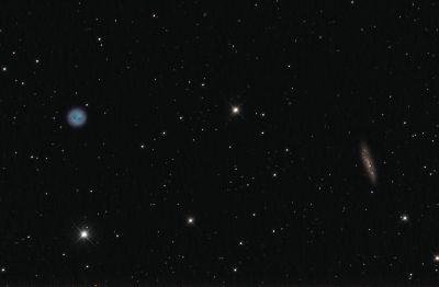 Туманность "Сова" (М97) и галактика М108