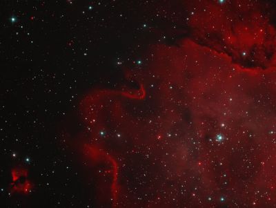 Collinder34 (part), Collinder 33, Sh2-201 in Ha+OIII