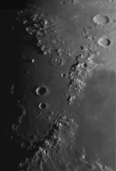Lunar mountains - Astrophotography