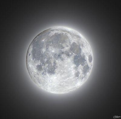 Almost full Moon - Astrophotography
