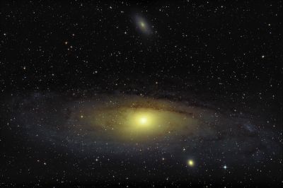 M31  со спутниками - астрофотография
