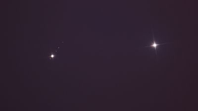 Venus and Jupiter