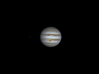 Jupiter, Europa and GRS (10 may 2015, 20:52)