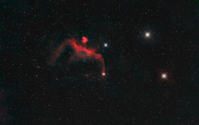 Туманность Чайка IC 2177