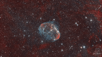 Туманность "Полумесяц" NGC6888 - астрофотография