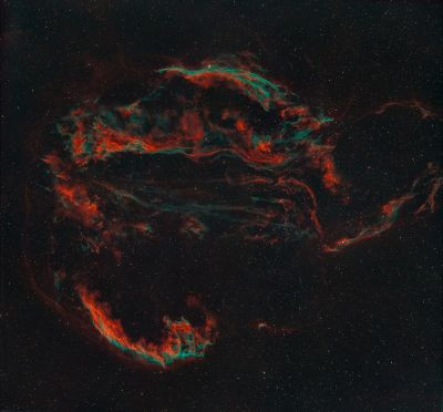 Cygnus Loop (also known as Sharpless 103 or the Veil Nebula) - Astrophotography
