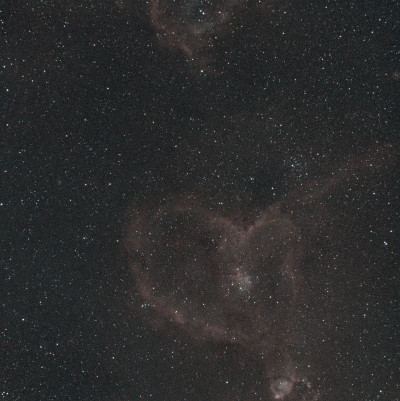 IC 1848 and IC 1805, the Soul Nebula and the Heart Nebula - Astrophotography