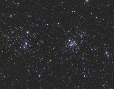 The open cluster h and χ Persei - Astrophotography