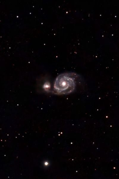 The Whirlpool Galaxy M51 at KGO - Astrophotography