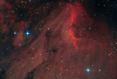 IC 5070. Туманность Пеликан - астрофотография