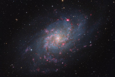 LRGB+Ha M33 Галактика Треугольника (Triangulum Galaxy)