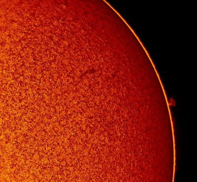 2018.05.09 Sun H-Alpha mushroom prominence