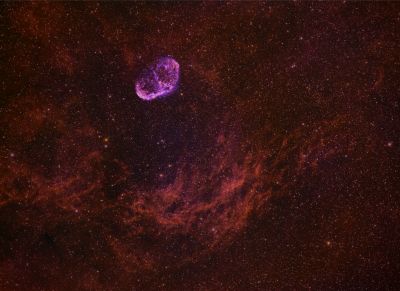 Серп NGC 6888 - астрофотография