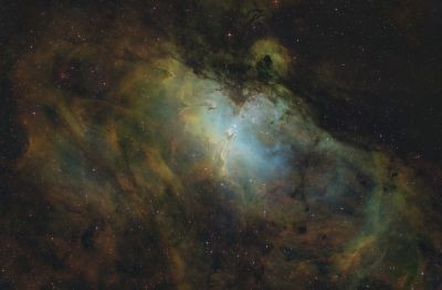M 16 / Eagle Nebula in SHO - RGB - Astrophotography