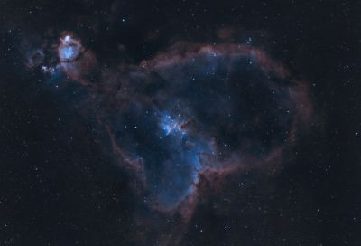 Reprocessing of IC 1805 - Astrophotography