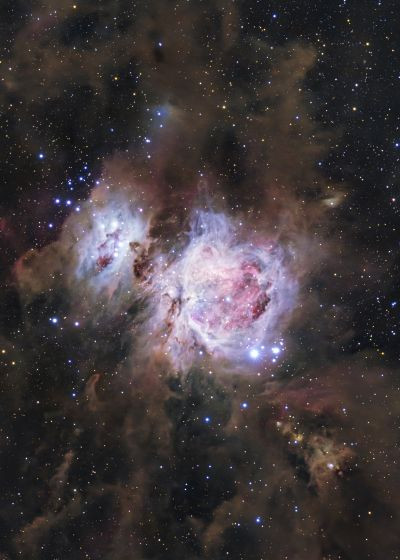 The Horsehead Nebula (IC 434) and the Flame Nebula (NGC 2024) - Astrophotography