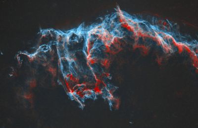 Bat Nebula in Bi-Color (no-stars ed.)