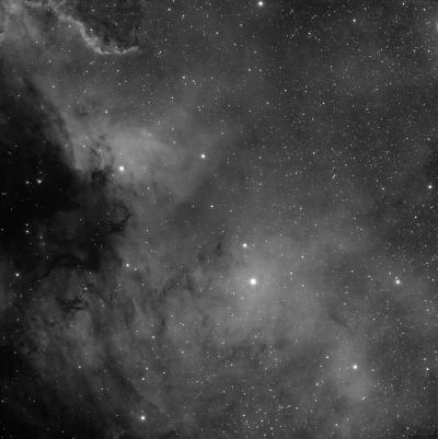 NGC 7000, the North America Nebula (center) - Astrophotography