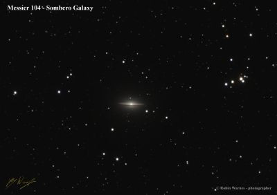 Messier 104 - Sombero Galaxy - Astrophotography