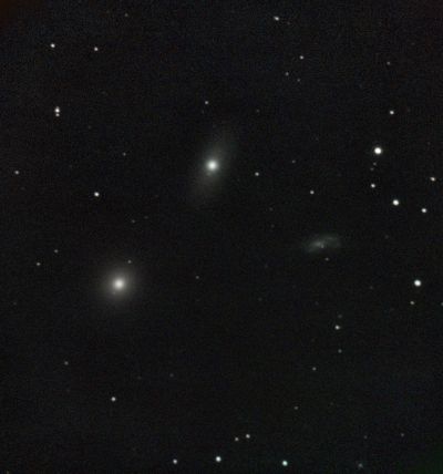 M105, NGC 3384, NGC 3389