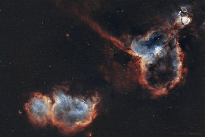 Heart and Soul Nebula - Astrophotography