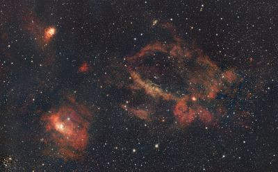 Bubble, Claw, and other objects. - Astrophotography