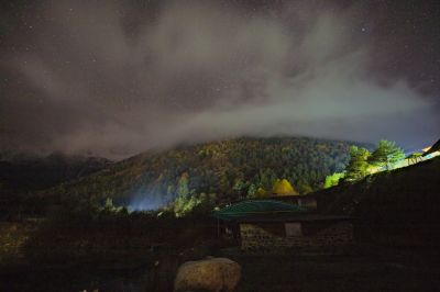 На турбазе Порог неба (Сев. Осетия)