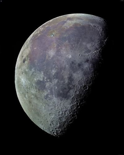 Panorama of the Moon on August 5, 2026. - Astrophotography