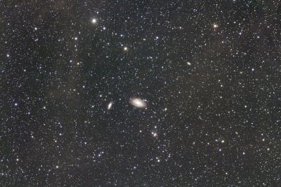 Bode's Galaxy and the Cigar Galaxy, or the galaxy group M81 and M82 - Astrophotography