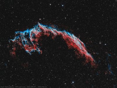 Туманность Рыбачья Сеть (NGC6992). - астрофотография