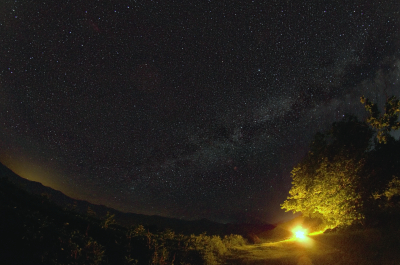 Ночёвка у костра или отель тысячи звёзд