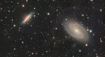 M81 & M82. Bode's Galaxy & Cigar Galaxy - Astrophotography