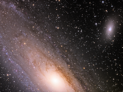 M 31 and M 101 LRGB