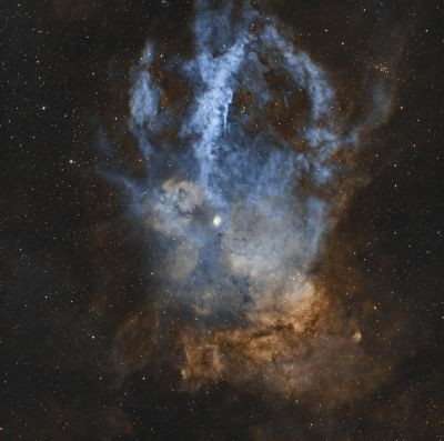SH2-157 - The Lobster Claw Nebula, RASA 8", 3 hrs