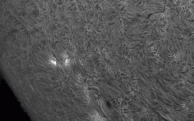 The flare that... never happened. - Astrophotography