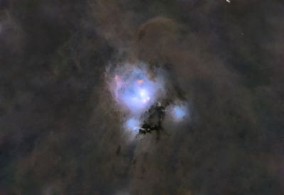 NGC 7129 in LRGB filters (without stars) - Astrophotography