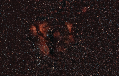 Окрестности звезды Садр в созвездии Лебедя. 25-26.09.2023