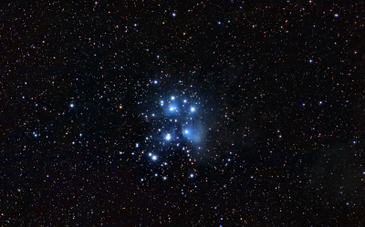 M45 Плеяды - астрофотография