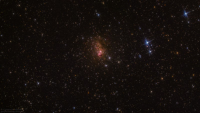 IC-10/LBN-591 Starburst Galaxy. - Astrophotography