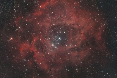 The NGC 2237 Nebula (Rosette) in Monoceros - Astrophotography