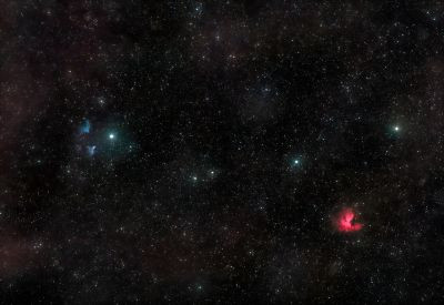 The Ghost of Cassiopeia and Pacman - Astrophotography