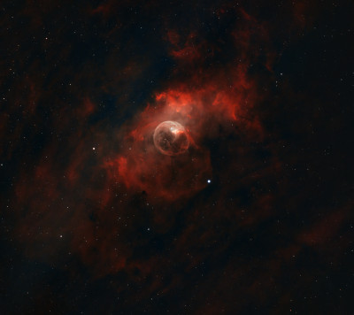 NGC 7635 - Bubble nebula (Ha & OIII)