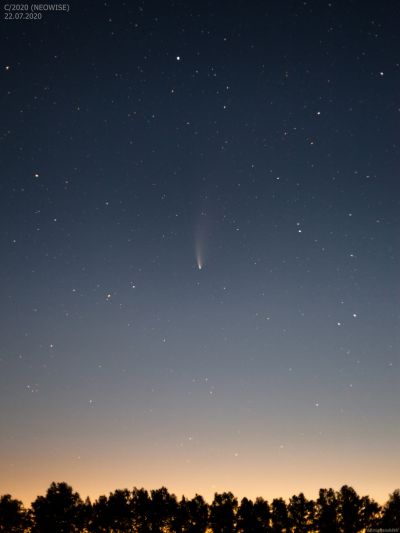 Комета Neowise  - астрофотография