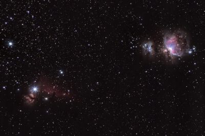 Часть облака Ориона M42/M43/NGC 1977/NGC2024/IC434