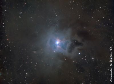 Туманность Ирис (NGC7023, Caldwell 4) в LRGB