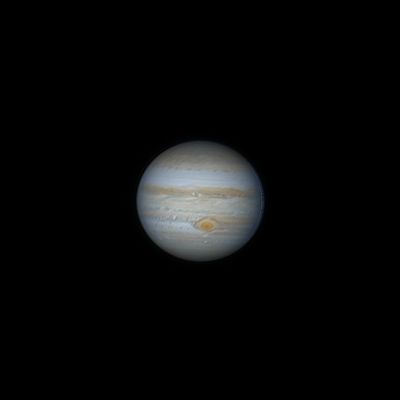 Юпитер в ночь с 16 на 17 августа. - астрофотография