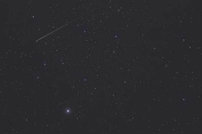 Денеб и метеор