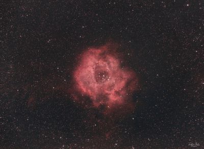 NGC 2237 Rosette nebula - астрофотография