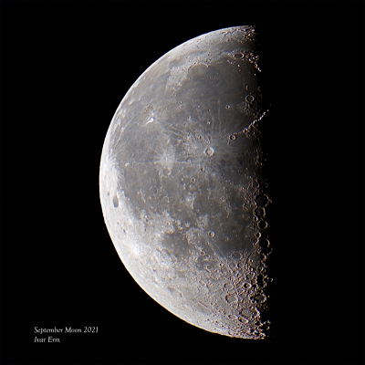 End of September moon - астрофотография